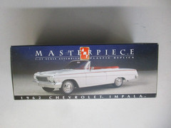 AMT MASTERPIECE 1962 WHITE & RED CHEVROLET CHEVY IMPALA REPLICA 1:25 MODEL NEW
