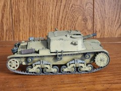 Vintage Italaerei 1/35 WWII Semovente M40 da 75/18 Self-Propelled Howitzer Tank