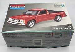 Monogram, Chevy S-10, Pickup, Truck, Model, 1993, 1:25 Scale, Missing Pieces.