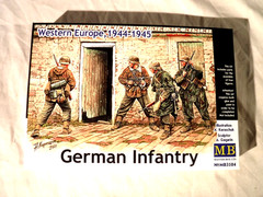 1/35 Master Box 4 German Infantry Western Europe ’44-’45 # 3584