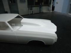 AMT 1/25 70 Chevy Monte Carlo Resin Cast Big Cowl Hood