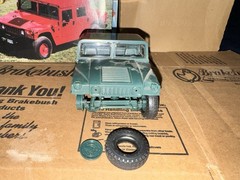 Incomplete Vintage Revell Snaptite Hummer Model Kit – Damaged Body