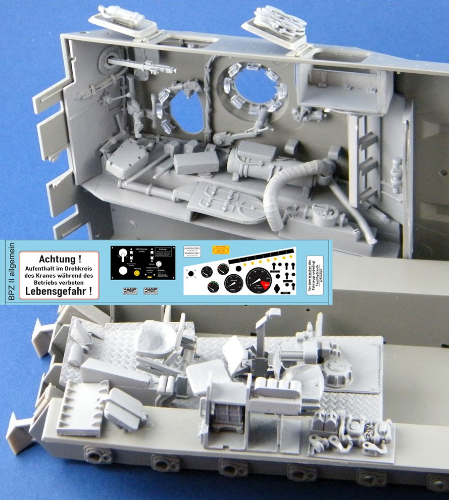 1/35 Bergepanzer 2 Standard Interior set for Takom kits 2122/2135
