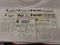 Various AMT Model Assembly Manuals Mixed Lot