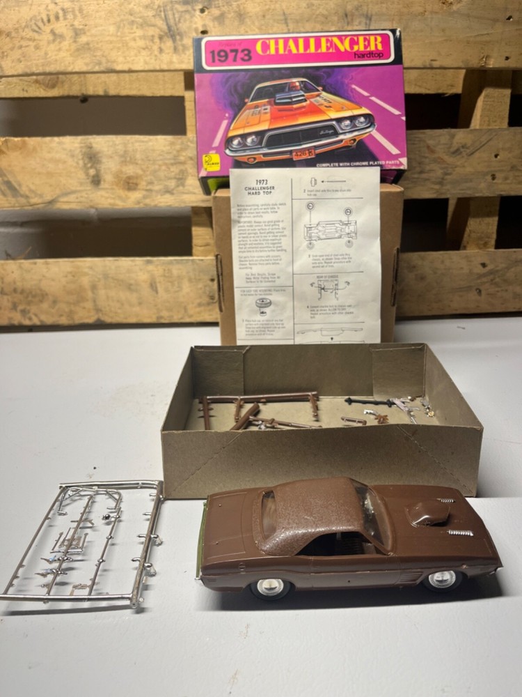 PALMER Built 1973 DODGE CHALLENGER MODEL KIT 7301-100 ’73 MOPAR MUSCLE CAR RARE
