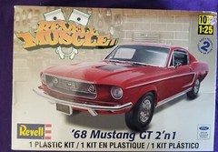 68 Mustang GT RADIATOR & HOSE from Revell 1:25 Model Kit 1968