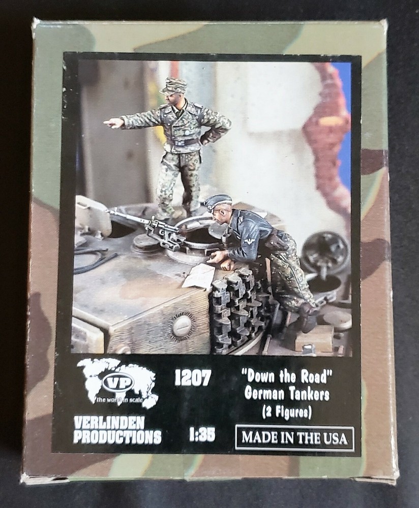 “Down the Road” German Tankers – Verlinden (1207) 1/35 Ww II Miniatures