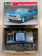 Vintage 1994 Revell #7146 1967 CHEVELLE #SS396 Muscle Car Model Kit Complete