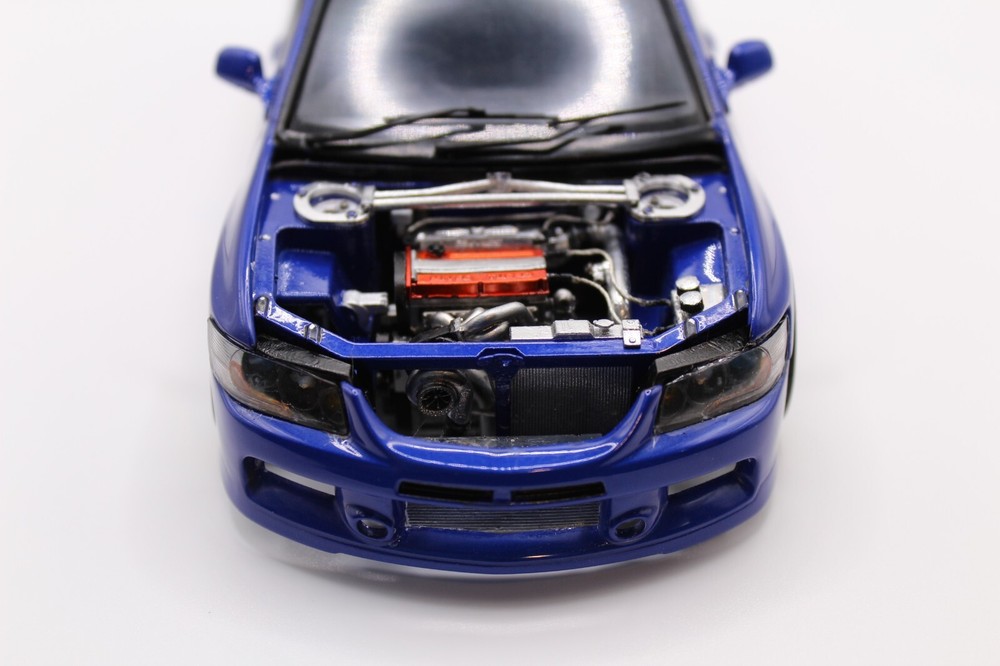 1/24 4G63 w/ Forward Facing Turbo and EVO Engine Bay Transkit