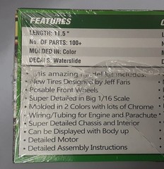 Atlantis Large 1/16 Scale Chevy Vega Funny Car The Green Elephant Plastic Model