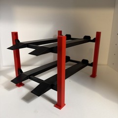 4 post 2 Level model car lift 1:24 1:25 scale KIT Assembly required. Paintable!