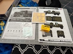 Hobby Boss 1/35 Scale US White 666 Cargo Truck (Hard Top) Model Kit #83801