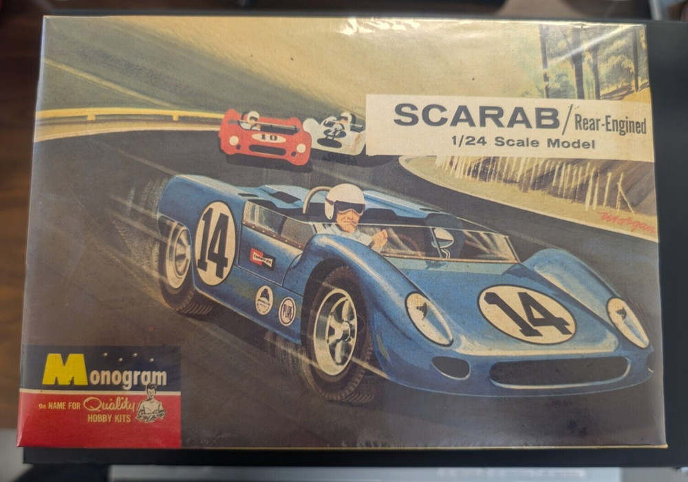 Monogram 1:24 Model Kit – Scarab / Rear-Engined – PC124