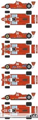 1/12 ALFA ROMEO 179 US & CANADA GP DECAL for ITALERI PROTAR GIACOMELLI BRAMBILLA