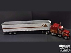 Advanced Build 1:24 Scale Reefer Semi Trailer with Sliding Suspension & Decals