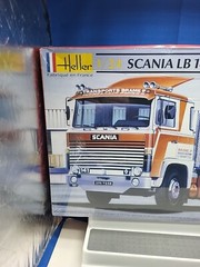 Heller Scania LB 141 Transport Brame Delivery Truck 1:24 Kit Sealed Box France