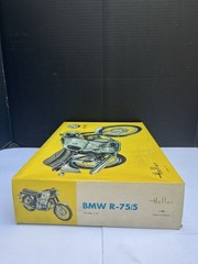 Heller 1/8 BMW R75/5 #L990 Vintage Motorcycle Model Kit 1971
