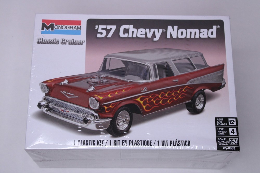 Monogram 1:24 ’57 Chevy Nomad Classic Cruiser Model Kit – Sealed – 85-0883