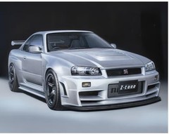 Tamiya 1/24 Sports Car No. 282 Nismo R34 GT-R Z-Tune Plastic Model 24282