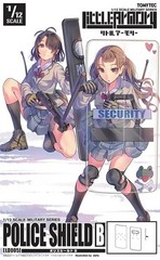 TomyTec Little Armory 1/12 POLICE SHIELD B Model Kit LD005