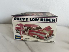 Revell Chevy Low Rider 1:25 Scale Model Kit Partially Built With Some Parts Box
