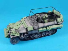 1/35 Resin Model Assembly Kit Chariots Sd.Kfz. 251 Accessories Set Parts Model