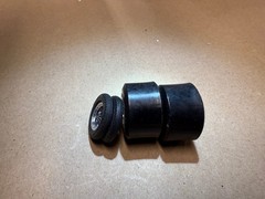 Halibrand Spindle Mount Drag Racing WHEELS Goodyear Slicks Skinny Tires 1/25 SC