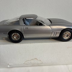 Ertl/AMT 1983 Chevy Cavalier Promo Car Original Box Silver Metallic/NOs/NIB