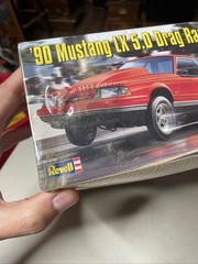 Revell 85-4195 1990 Ford Mustang LX 5.0 Drag Racer KIT 1/25 McM FS