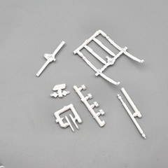 MPC 1/25 1975 Datsun Pickup Parts Kitbash Drag Racing Rear End Suspension