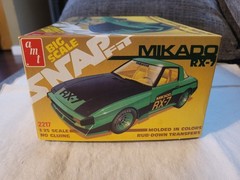 Rare! 1980 AMT Snap Fit Mazda “Mikado” RX-7 Built stock w/box 1/25