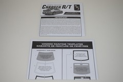 AMT 2021 DODGE CHARGER R/T #1323M/12 ⭐PARTS⭐ INSTRUCTION BOOKLETS 1:25