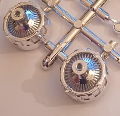 16 pc BLEM BAD Hoppin Hydros 1/24 scale ROLLERZ CHROME Rims Model Car LOWRIDER