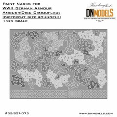 DN 1/35 WWII German Disc Camouflage Paint Mask (different size roundels) Vol.3