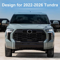 Front Side Headlight Grille Patch Decors Compatible with 2026 2025 2024 2023 202