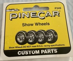 Pine Car Show Wheels Custom Parts P349 For Pinewood Derby