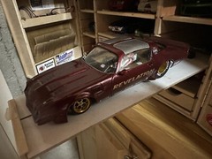 Testors 1980 Chevrolet Camaro Model Kit 1/24th scale Drag Race Slot Car Body