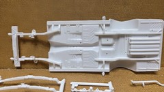 1964 Dodge 330 COMPLETE CHASSIS & DRIVESHAFT 1/25 Lindberg NEW Model Kit PARTS