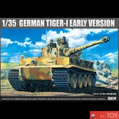 Academy 1/35 GERMAN TIGER-I EARLY VERSION Tank Plastic model kit WWII #13239