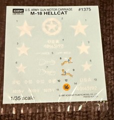 Academy 1/35 M-18 Hellcat US Army Gun Motor Carriage #13255 Plastic Model Kit