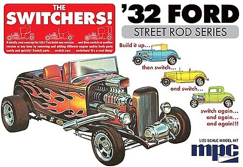 MPC 1932 Ford Switchers Roadster/Coupe – Plastic Model Car Kit – 1/25 Scale