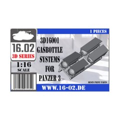 16.02 1/16 Gasbottlesystems for Panzer 3