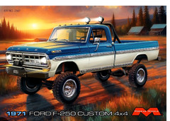 MOEBIUS MODELS 1/25 1971 FORD F-250 CUSTOM 4X4 PICKUP TRUCK MODEL KIT # 2567 F/S