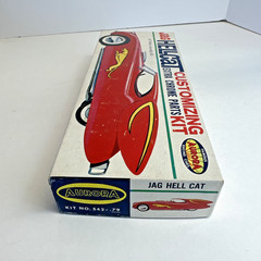 XK120 JAG HELLCAT VINTAGE AURORA 1/32 Plastic Model Kit 1960 Issue Parts only