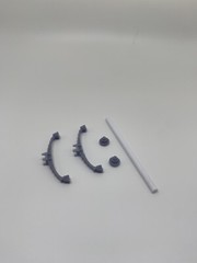 1:25 Adjustable Gasser Straight Axle Leaf Spring Front End Set. (unchromed)