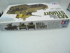 Tamiya 1/35 U.S. Light Tank M3 Stuart Late Production Plastic Model Kit 35360