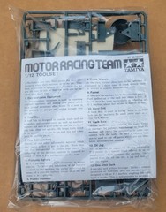 Tamiya 1:12 Motor Racing Team 15 piece Tool Set 1975 Issued Model Kit 2204-300