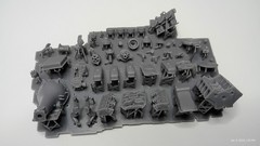 1/25 Scale Resin 3D Printed Pontiac 400-455 Tri-Power Engine with transmission