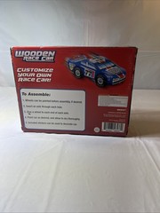 Wooden Race Car – Customize Your Own Race Car for the Derby! New in Box