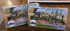 Vintage MPC Anti Aircraft Battery 1/76 Model Kit 1983 Factory Sealed Lot Of 2